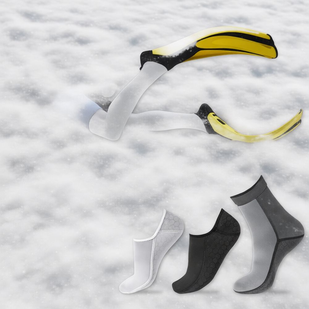 Wetsuit Men - 3 mm neopreen duiksokken, snorkelsokken, zwemvinnen,