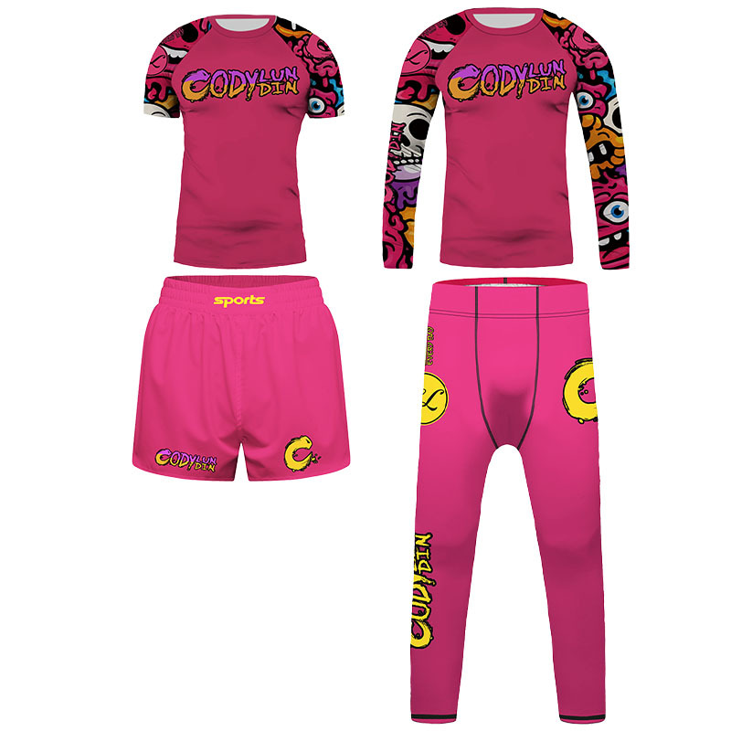 Rash Guard - Sportkleding voor kinderen, MMA, Muay Thai,