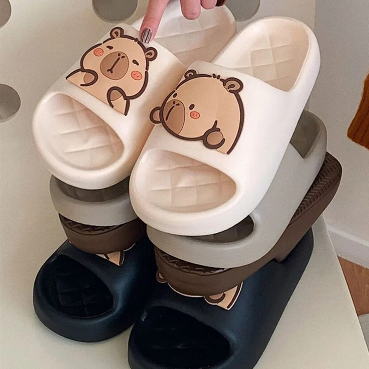 Water Shoes - 2026 nieuwe schattige capibara-design dikke zool