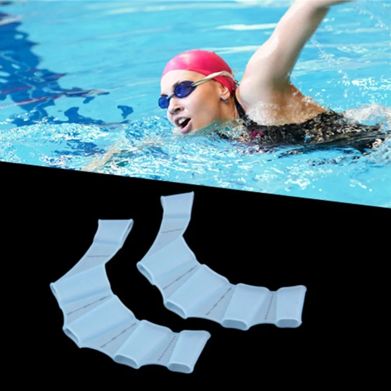 Flippers Swimming - 1 Paar Handschoenen Met Zwemvliezen Pad