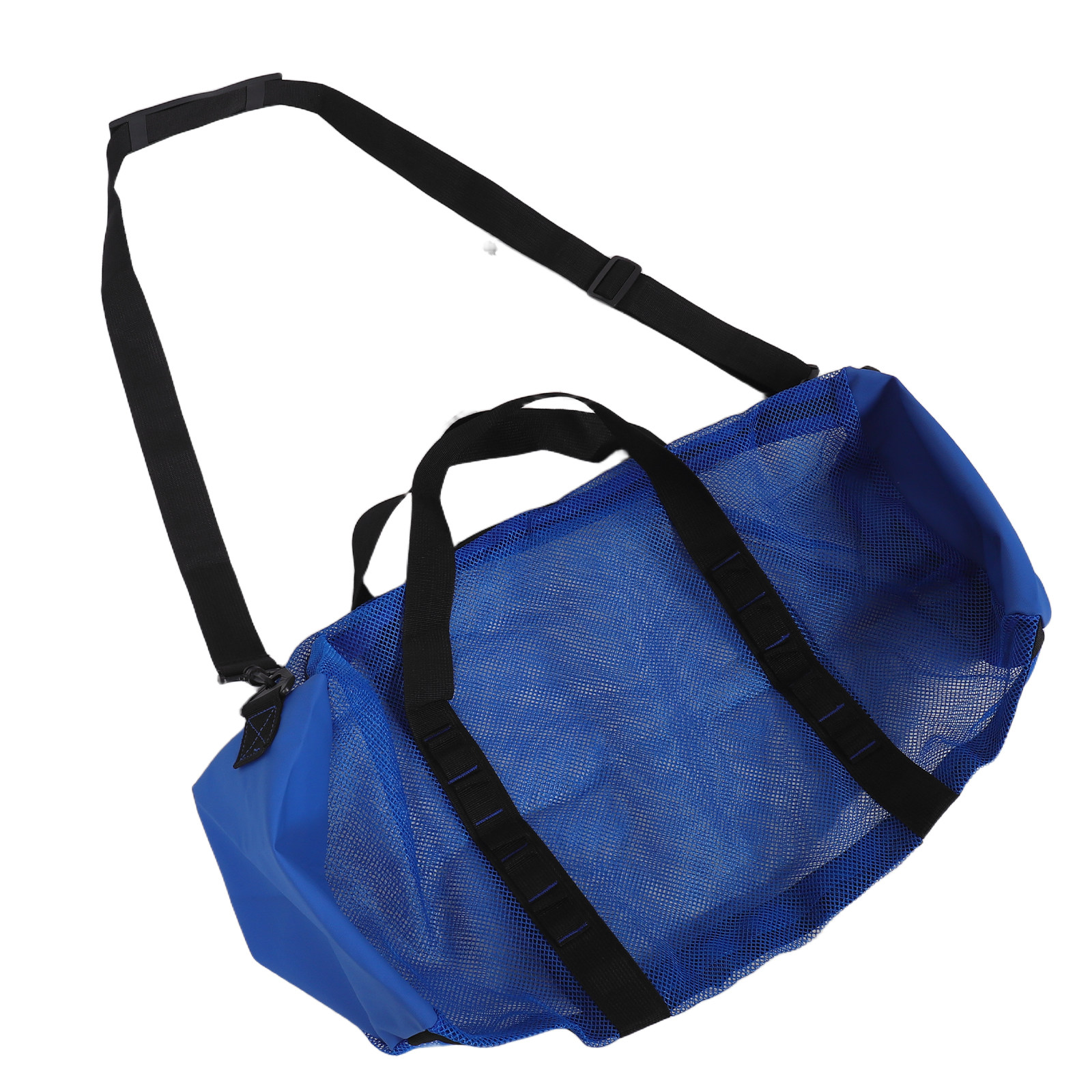 Snorkeling Gear - Mesh strandtas met schouderband, rond, lichtgewicht,