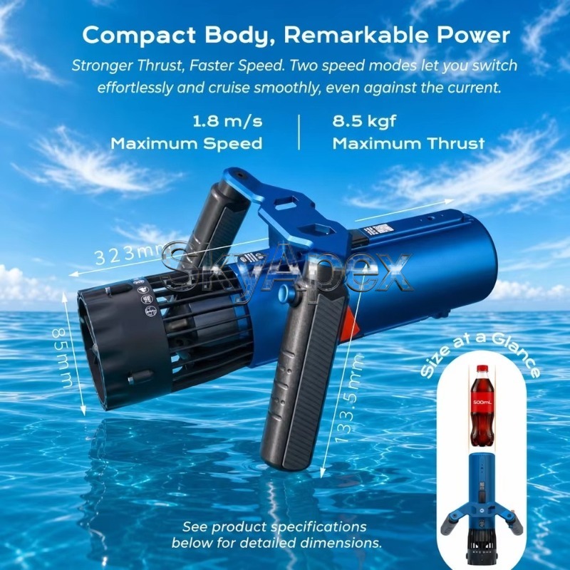 Handzame onderwaterduwer, 60 m - Snorkeling Gear recensie en prijs