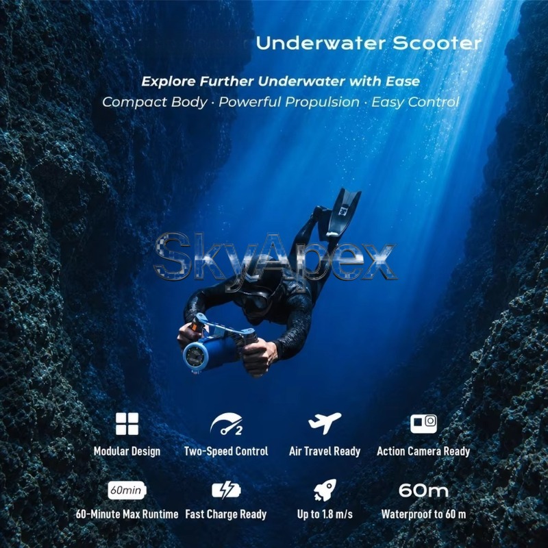 Handzame onderwaterduwer, 60 m - Snorkeling Gear recensie en prijs